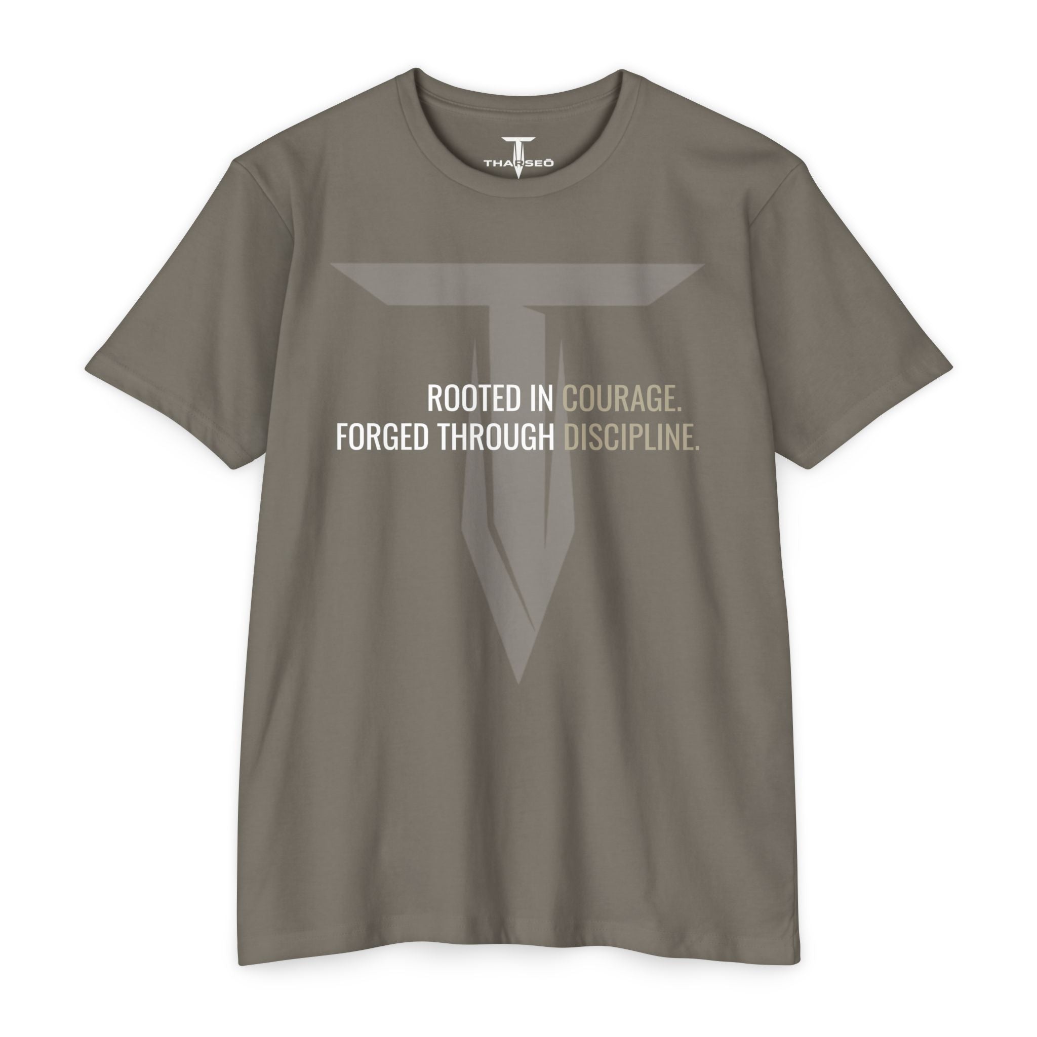 Tharseō Rooted Tee | Classic Unisex Crew T-Shirt