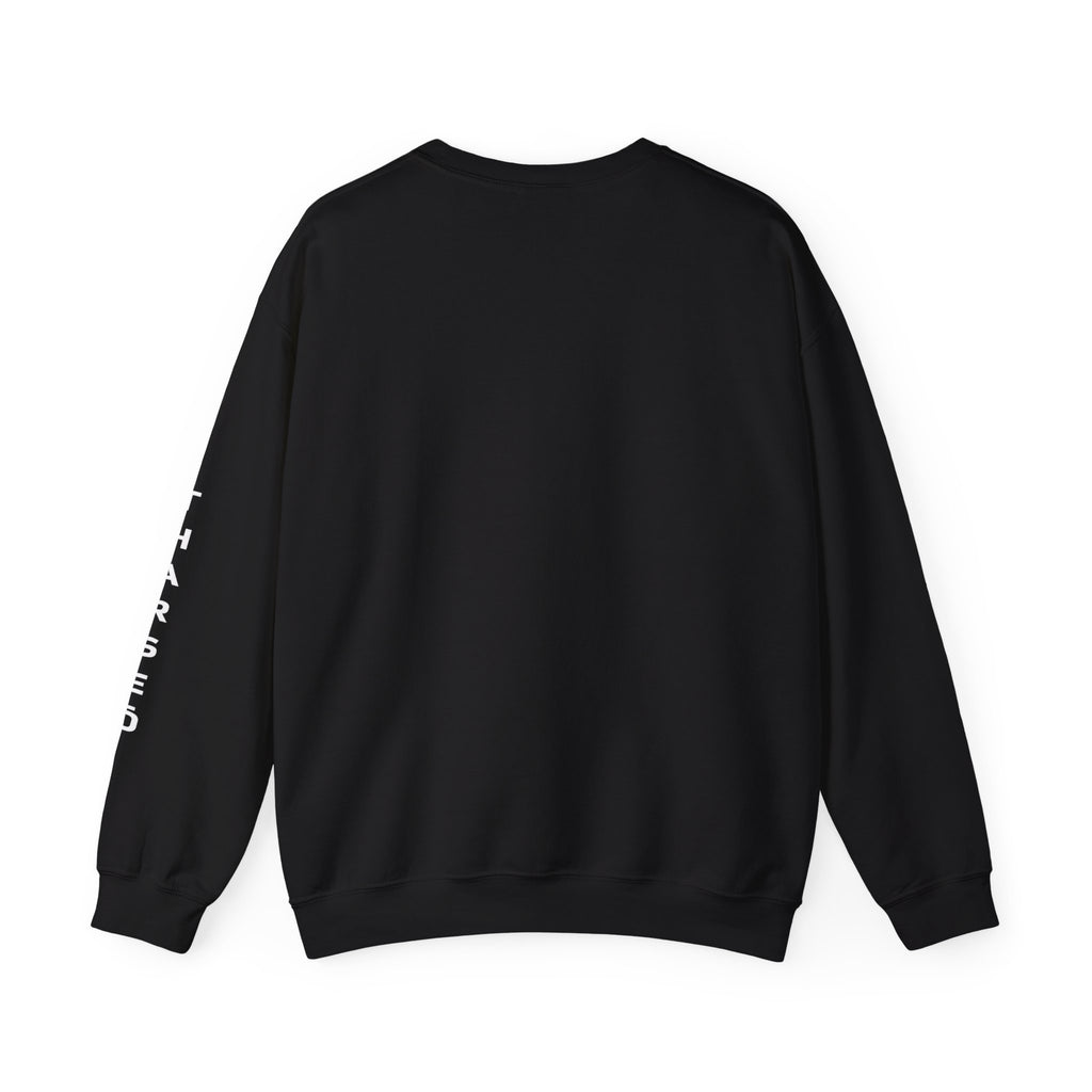 Tharseō Rooted & Forged Crewneck | Motivational Athletic Pullover