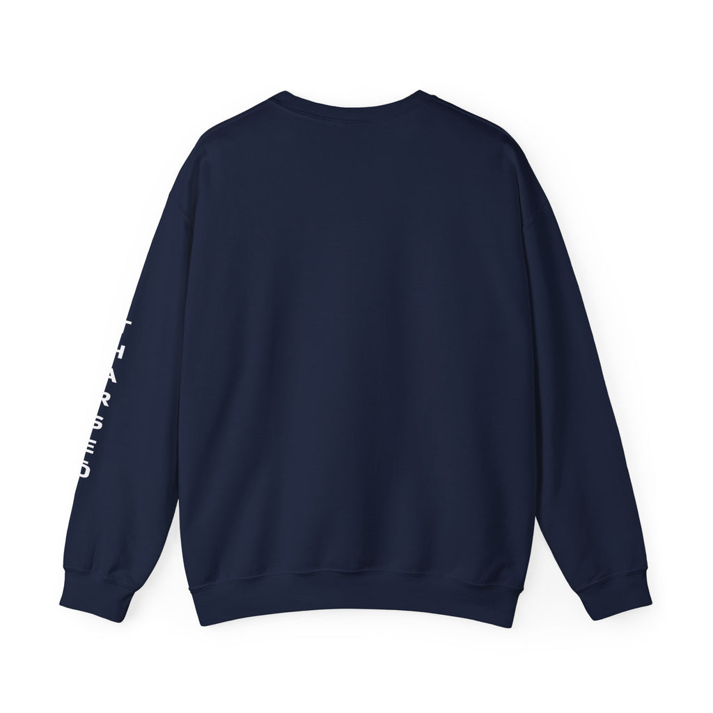 Tharseō Rooted & Forged Crewneck | Motivational Athletic Pullover