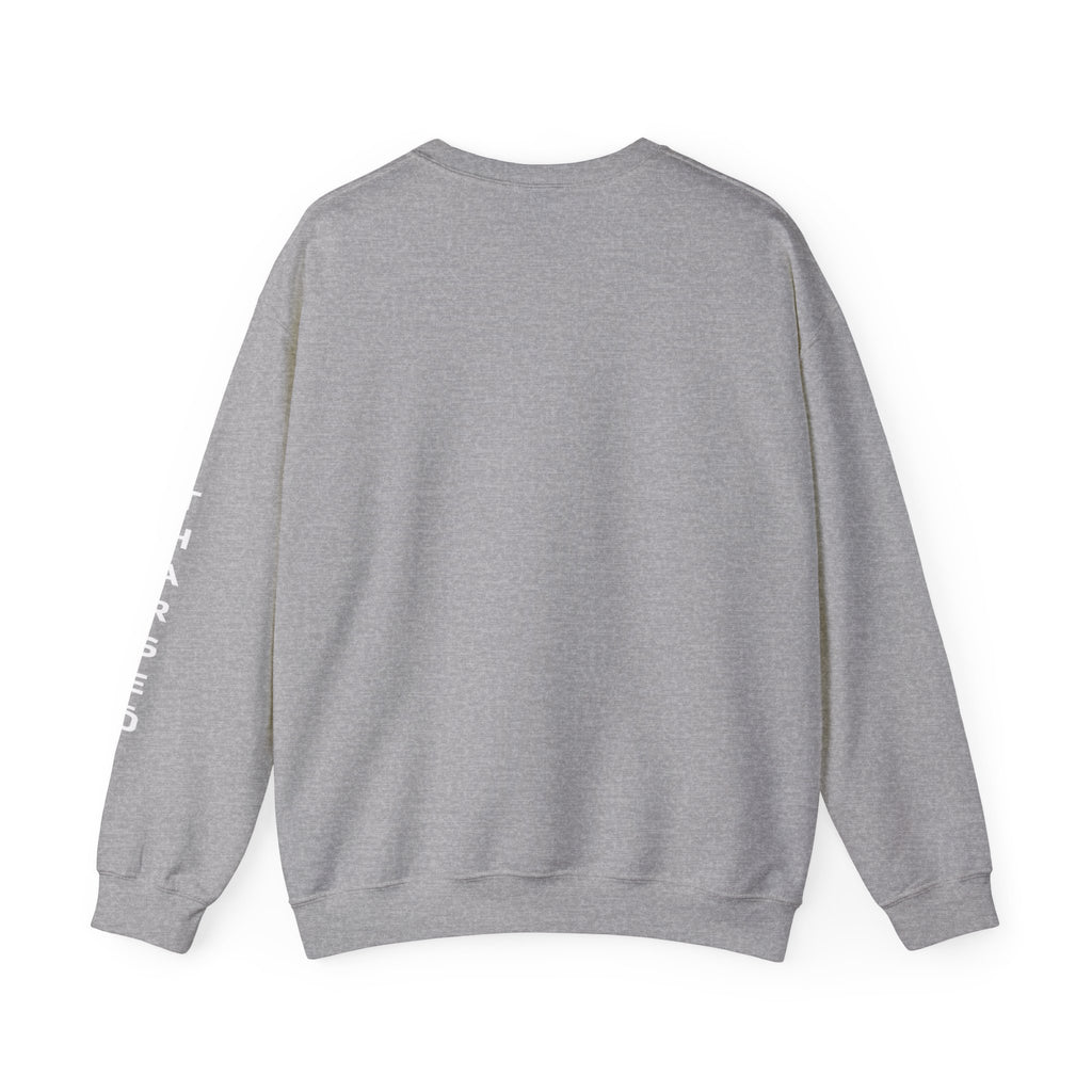 Tharseō Rooted & Forged Crewneck | Motivational Athletic Pullover