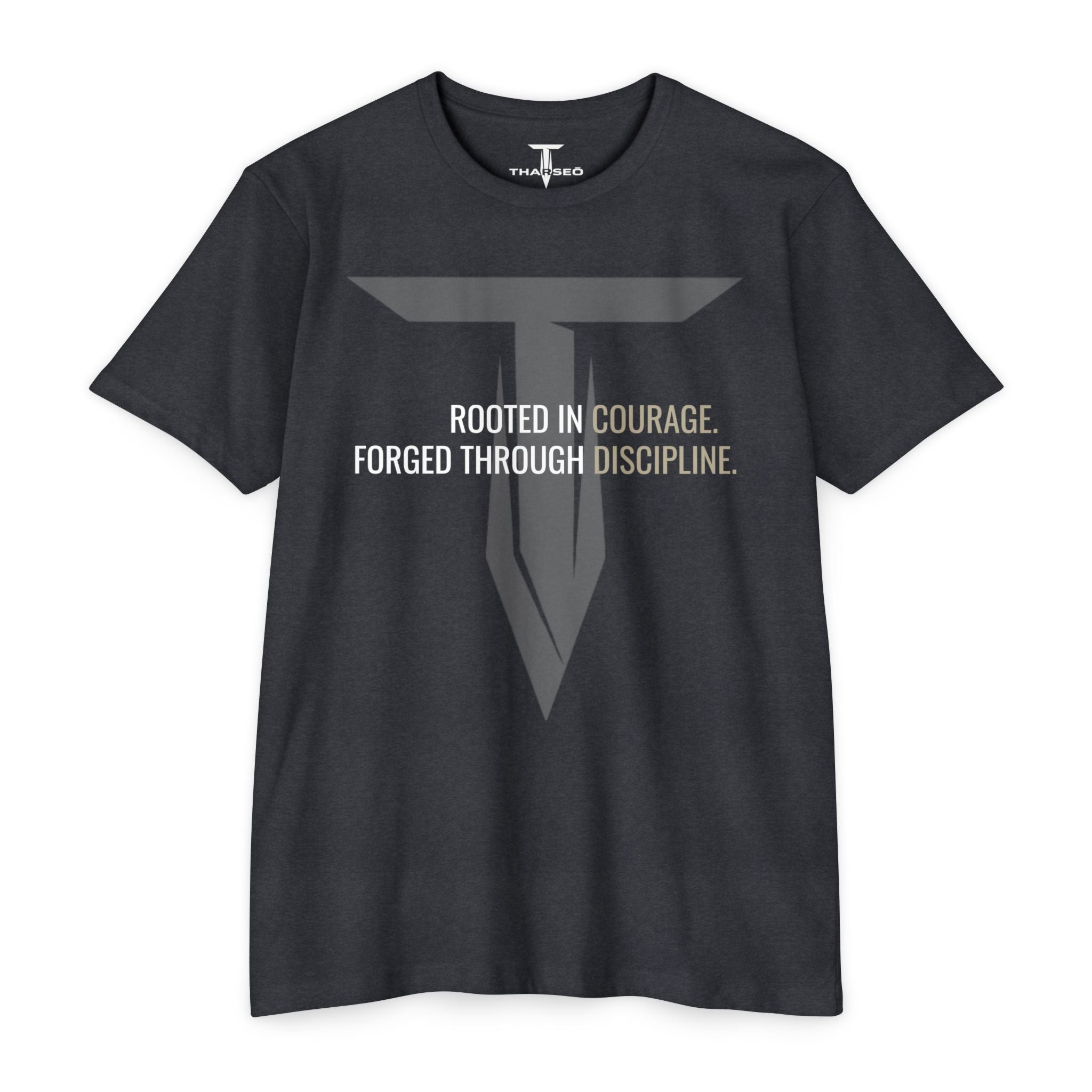 Tharseō Rooted Tee | Classic Unisex Crew T-Shirt