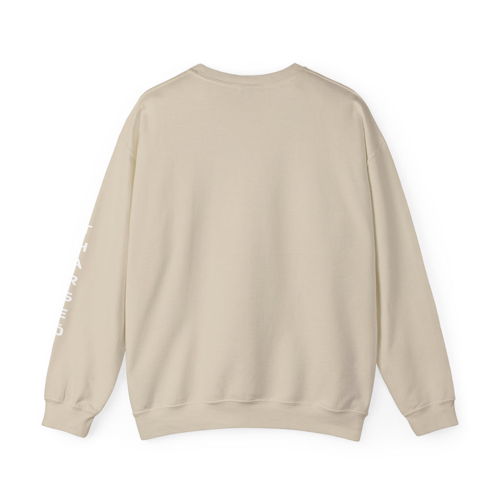 Tharseō Rooted & Forged Crewneck | Motivational Athletic Pullover