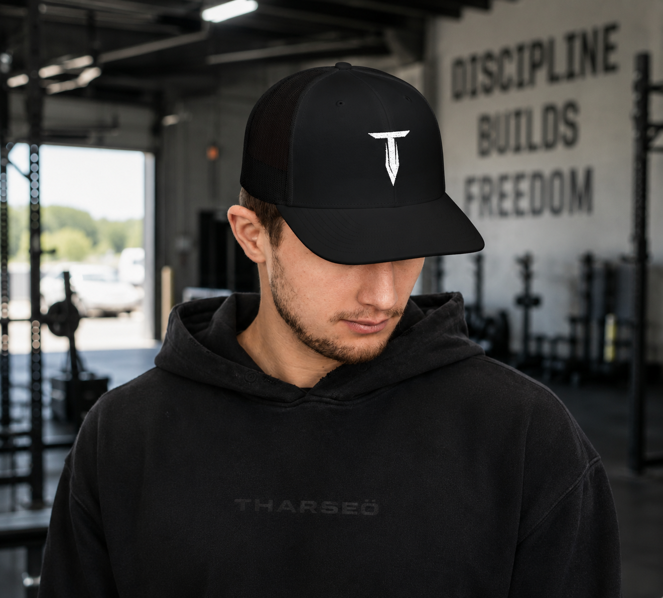 Tharseō Forged Trucker Cap | Vintage Snapback Hat