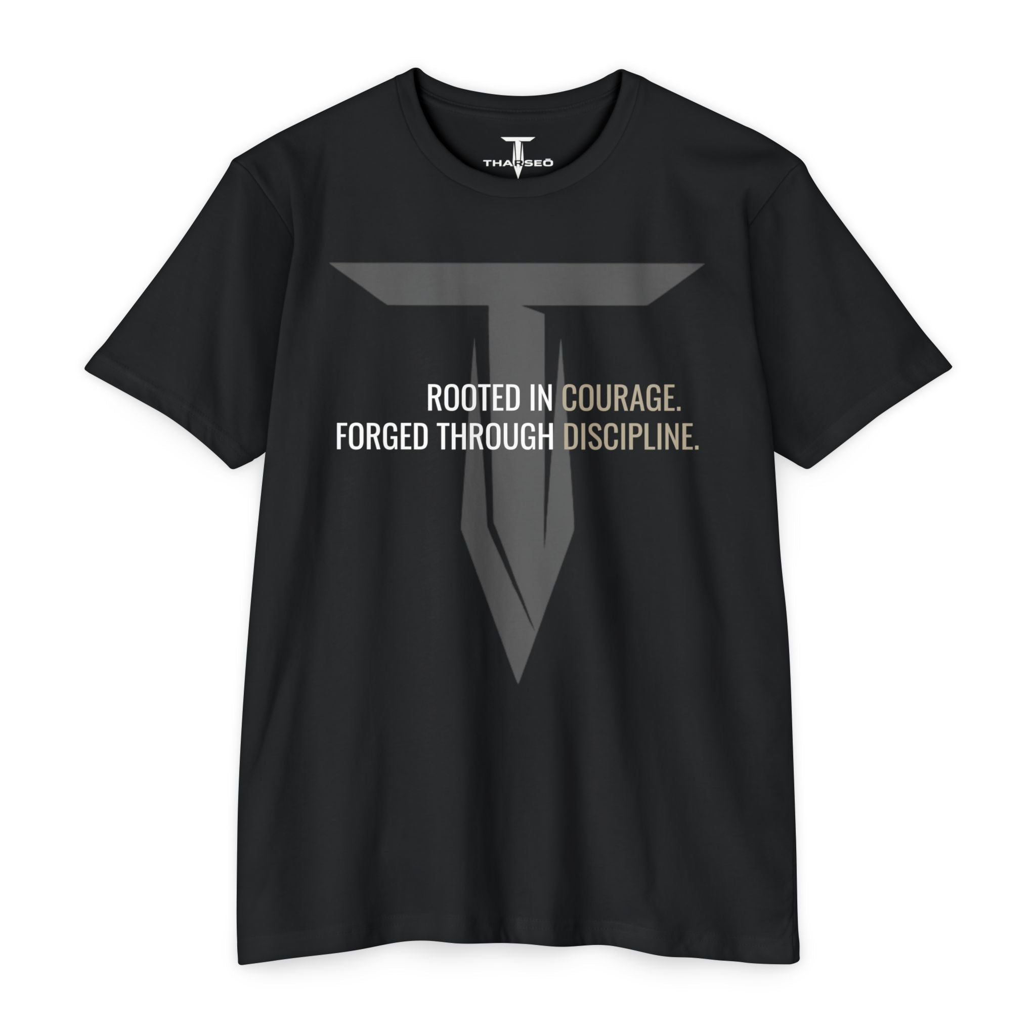 Tharseō Rooted Tee | Classic Unisex Crew T-Shirt
