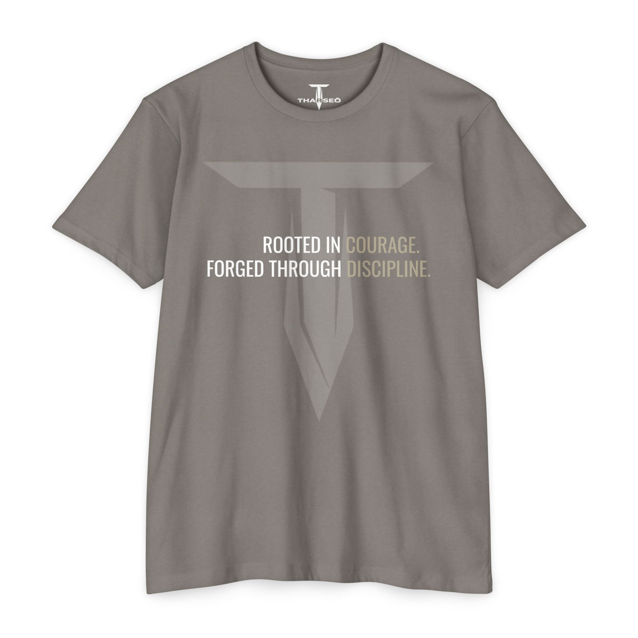 Tharseō Rooted Tee | Classic Unisex Crew T-Shirt