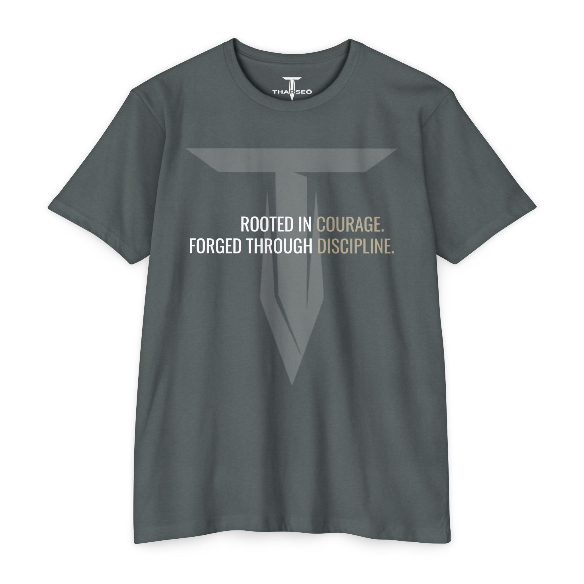 Tharseō Rooted Tee | Classic Unisex Crew T-Shirt